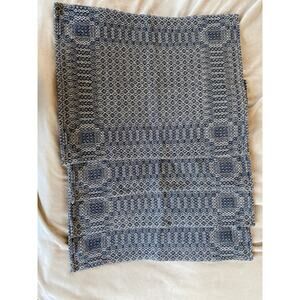 Placemats, set of 4 - Vintage and hand woven